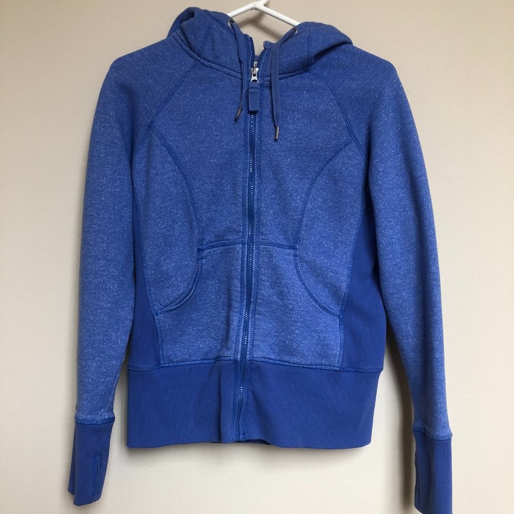 Zella Hoodie Jacket, blue, size large